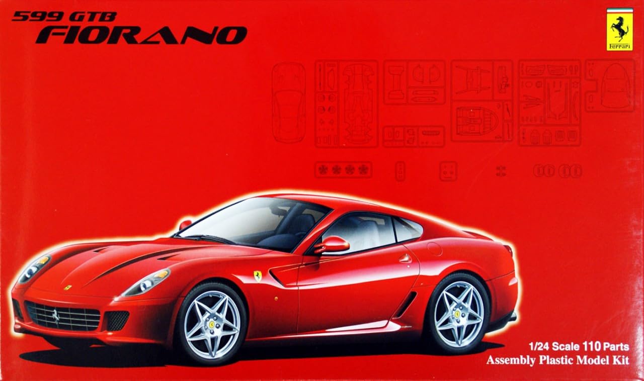 

Fujimi Model Ferrari 599 with Etched Parts 1/24 FR-12