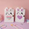 Plush A5 New Children's Cartoon Notebook Paper Thickness Cute Plush Diary Book with Lock Journal