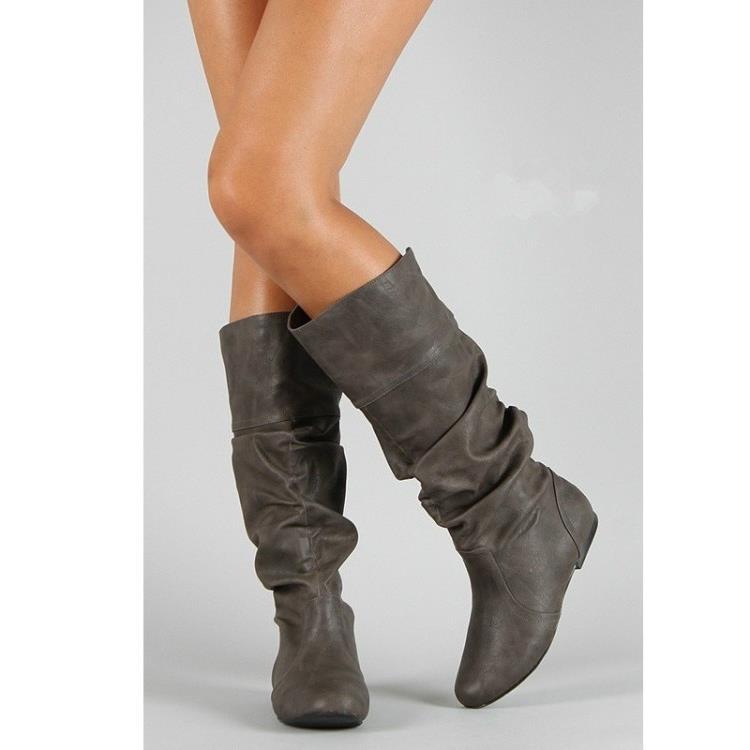 

Женские сапоги в британском стиле до колена, уличный стиль, лаконичные ботильоны челси, квадратный каблук 2 см, новая мода, нейтральные, для вечеринки, клуба, женская обувь 38 темно-серого