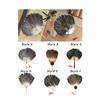 Chinese Zhuge Liang Feather Fan, Feather Handheld Fan Decor, Decorative Versatile Men Portable Chinese Summer Fan for Dance