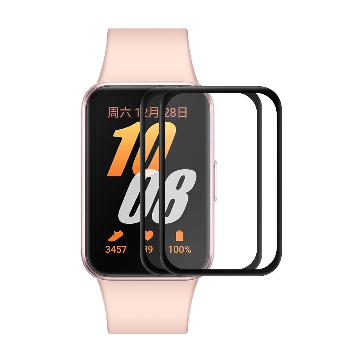 

For Redmi Band 3 2Pcs Screen Protector ENKAY HAT PRINCE 3D Curved PC + PMMA Ultra Clear Film A