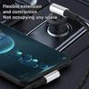 6A Fast Charging Double 90 Degree Elbow USB A To Type C Short Braided Data Cable  Quick Charging Cord For iPhone Xiaomi Samsung