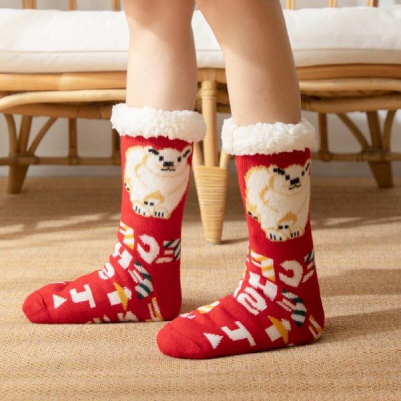 Wool Poggle Sleep Maternity Socks (Wholesale) Set B - Snowflake