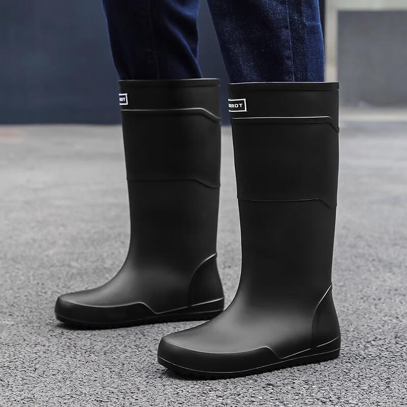 GUAIKEAI Men s High-Tube Rain Boots
