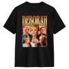 Deborah Vance Retro T-Shirt Sommer Vintage T-Shirts 100% Baumwolle Freizeit-T-Shirt Für Mann Lässig C