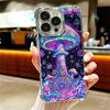 Weird Psychedelic Mushroom Soft Phone Case For iPhone 15 16 17 Air 14 Pro Max 16E Plus 13 12 Mini Plating Anti-Fall Fundas
