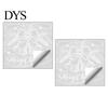 Durable Window Film for Parties Christmas Bell Sticker, PVC Decals with Snowflake Bow Patterns Holiday Glass Home Decoration, Waterproof Removable