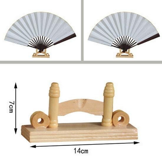 Folding Round Fan Holder - Classical Chinese Wedding & Palace Display Stand