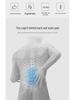 Memory Foam Lumbar Cushion: Detachable Support for Office, Car, or Student Use, Customizable with Logo.
