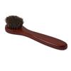 Small Brown-Red Long-Handled Soft Horsehair Shoe Polish Brush