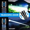 2026 New Waterproof LED Flashlight, Powerful USB Type-C Rechargeable  Flashlights with Magnet, Side Light, 9 Modes for Home Outdoor Emergency