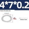 304 Stainless Steel Ultra-Thin Flat Washers - Available in Thickness: 0.1mm, 0.2mm, 0.3mm, 0.5mm