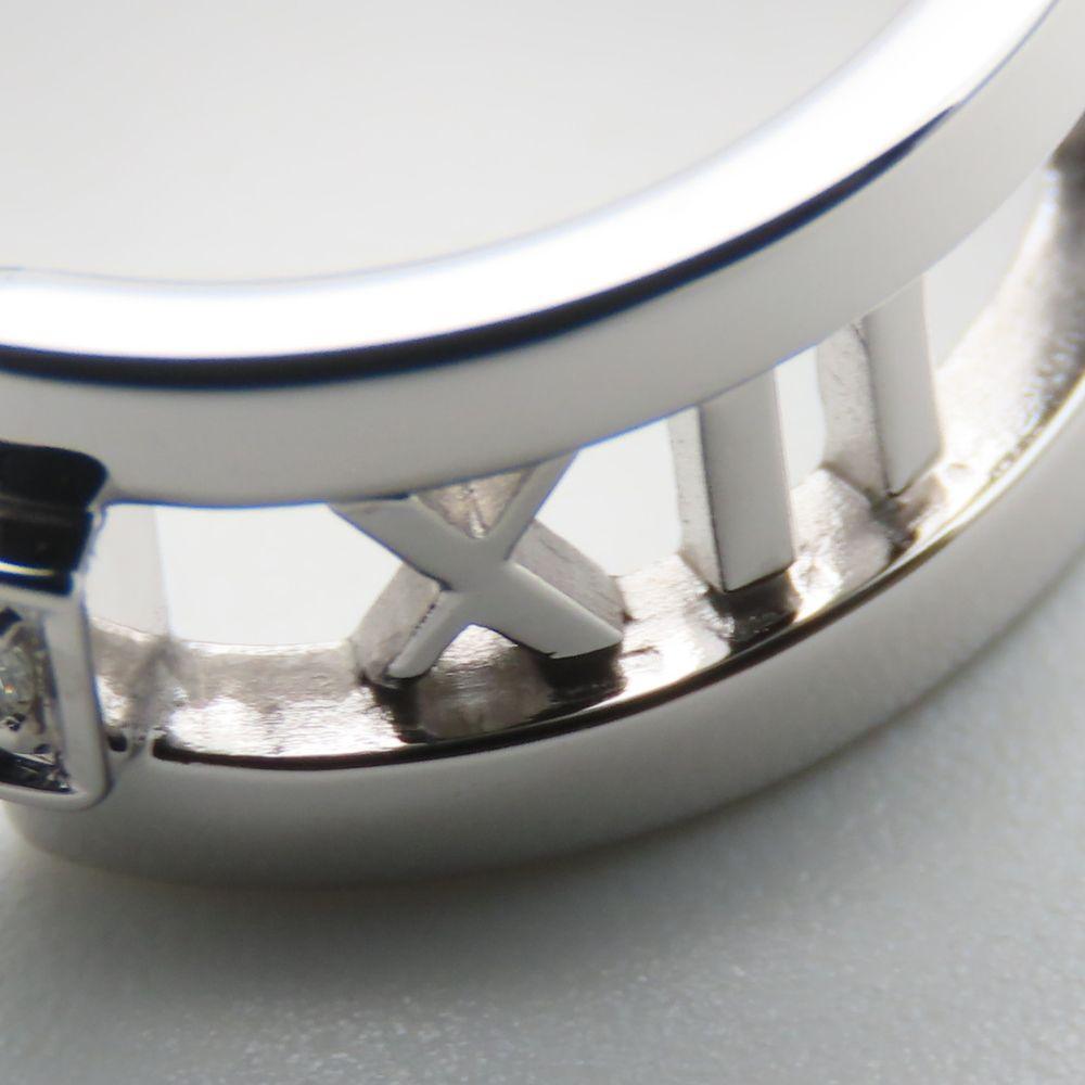 Gebraucht TIFFANY&Co. Ring Atlas EU#48.5 K18 Weißgold/Diamant 7.4g Weißgold offen