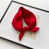 Natural Real Silk Scarf Women New Print Neck Hairband Square Shawl Neckerchief Female Hijab Poncho Bandana Headband