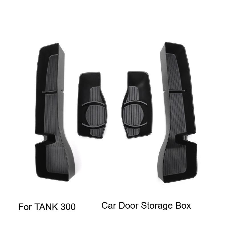 For Great Wall TANK 300 2025 Car Center Console Lower Storage Box for TANK 300 Car Door Storage Box Organizing Box Accessories