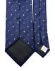 [Hiroko Koshino Homme] Necktie, Dot Pattern, 003254-20000-3010 02 Navy base, purple dots, FREE