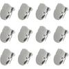 12 Pcs Cubicle Clips for Fabric Walls, Durable Plastic Cubicle Wall Clips and Cubicle Wall Hangers for Pictures, Sturdy Cubicle P for Office
