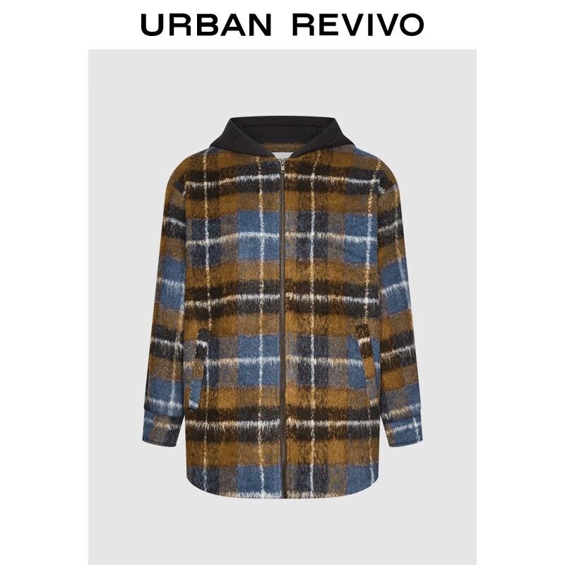 

Men s Amber Flow Plaid Hooded Winter Coat XL