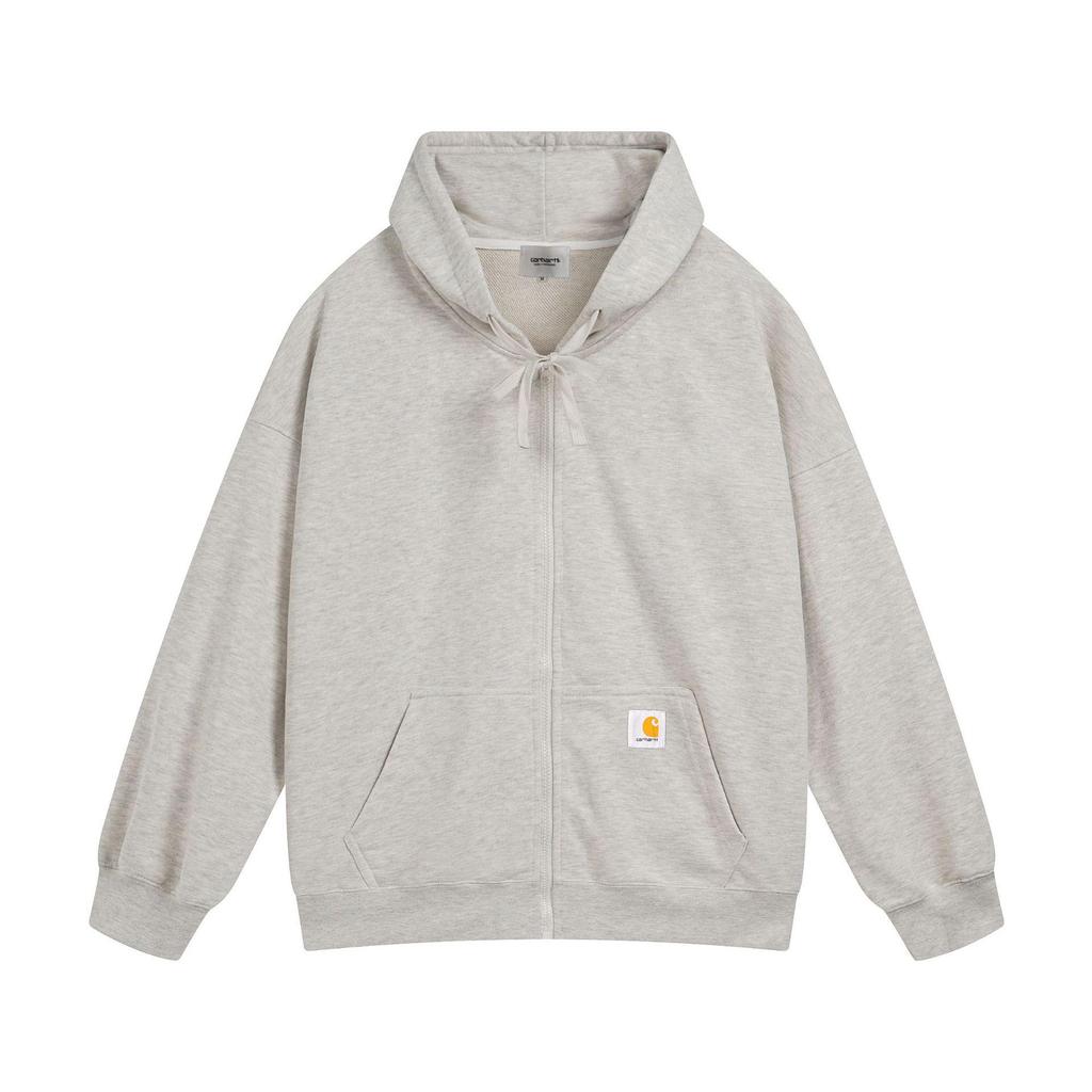 Carhartt Huvförsedd Fleece Cardigan med Dragkedja och 3D-logotypmönster