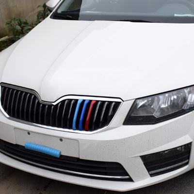 3D Obložení přední mřížky vozu Sportovní lišty Kryt pro Škoda Rapid Spaceback / Rapid Q9QD