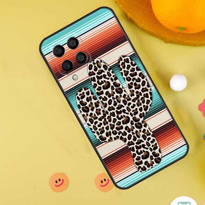 Boho Botanical Leaf Cow Cactus Case For Samsung Galaxy M13 M14 M54 M23 M16 M11 M21 M31 M20 M34 M52 M32 M12 M36 M56 M15 M55
