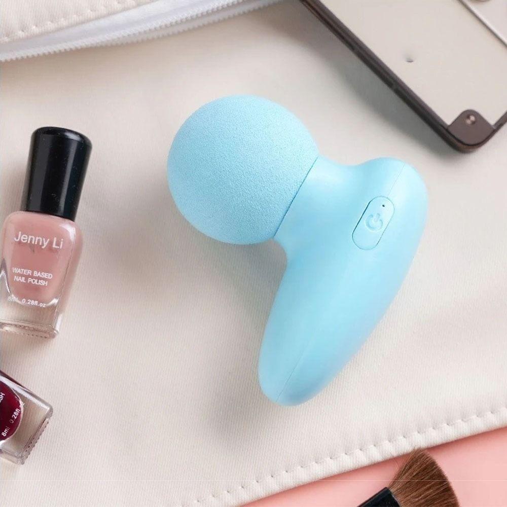 Portable Mini Fascia Massager Adjustables 6 Modes Deep Tissue Massage Device Wear Resistant Soft Massage Head