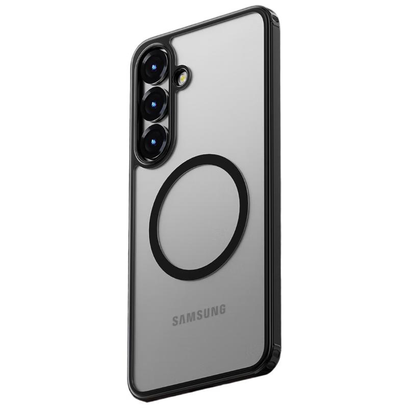 Samsung Galaxy S25 Serie Magnetische Mattierte Armor Handyhülle