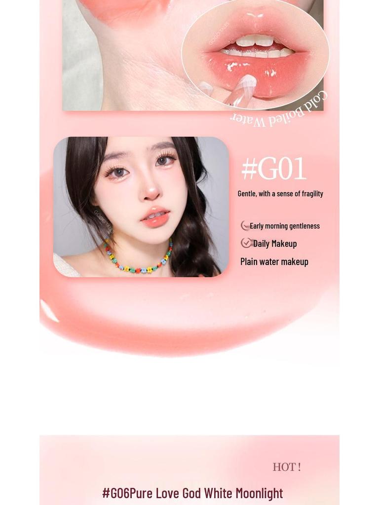 Gogo Dance Honey Feuchtigkeitsspendender Lipgloss & Peeling-Lippenstift-Duo reduziert Lippenfältchen und verleiht ein glänzendes Finish.