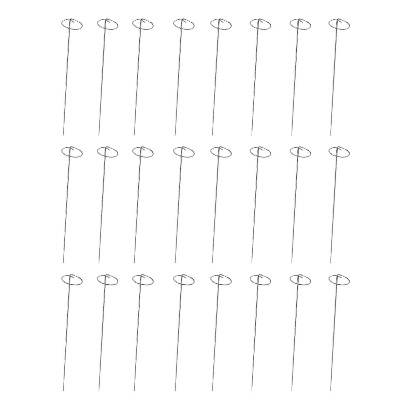 

Outdoor Wine Glass Holder Stakes for Garden Parties Wine Glass Markers Metal Drink Holders for Outdoor Events and Picnics Set of 24 One Size