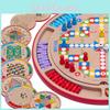 Multigame Wooden Board Children Educational Toy Family Game Night Festival Gifts
