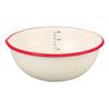 Fuji Horo BM-20B NR Red Enamel Spouted Bowl 1.7L Stain Resistant Hygienic Kitchenware 20cm