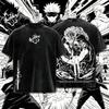 2026 Été Jujutsu Kaisen Okkotsu Yuta T-shirt Anime Vintage Lavé T-shirt Manches Courtes Décontracté Coton Hauts Vêtements Homme Y2k