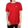 adidas T-shirt damski z okrągłym dekoltem i krótkim rękawem z nadrukiem graficznym Czerwony FT2929
