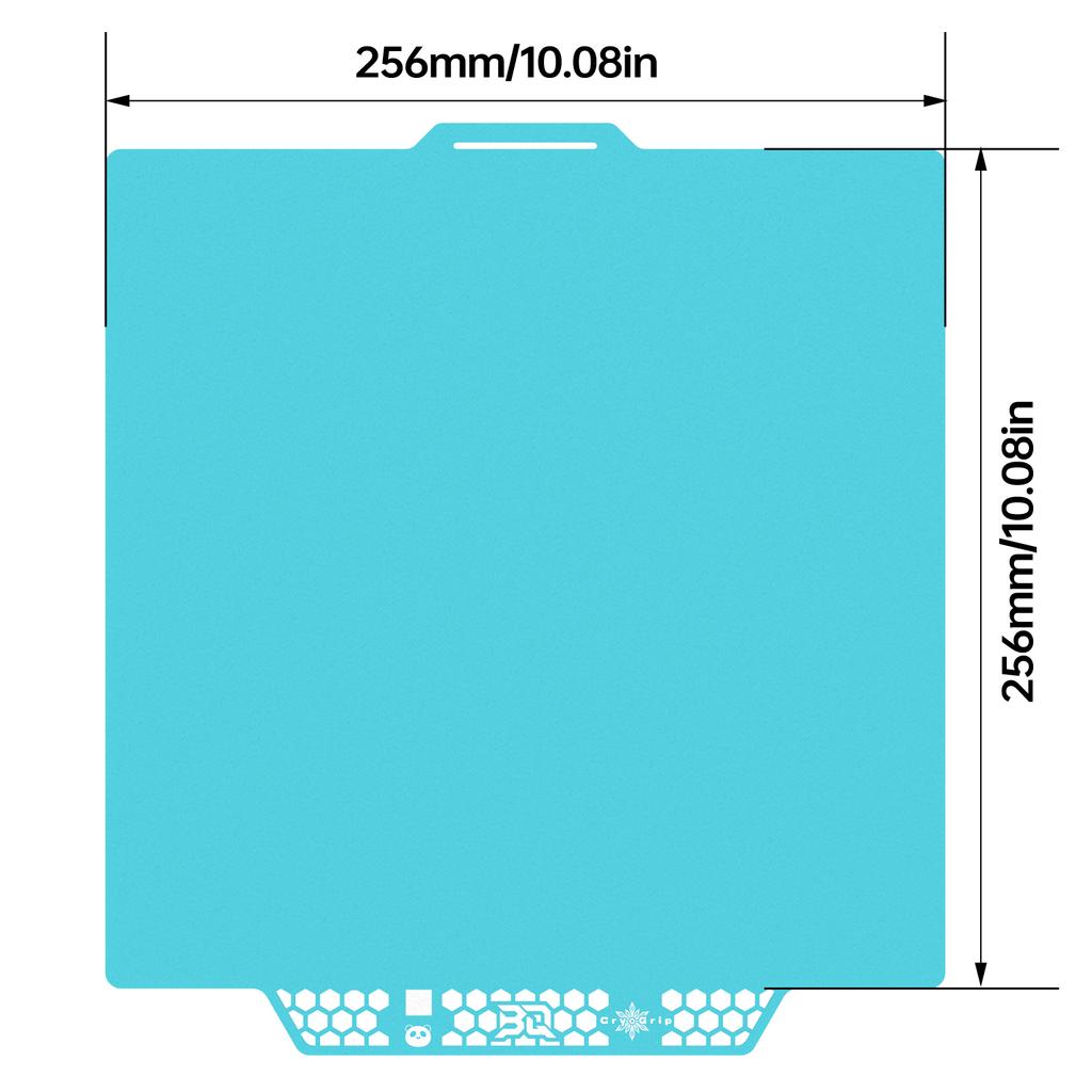 BIQU Panda Build Plate CryoGrip Pro Spring Steel Double Sided for BambuLab P1P P1S P2S A1 X1 H2D 3D Printer Adventurer 5M