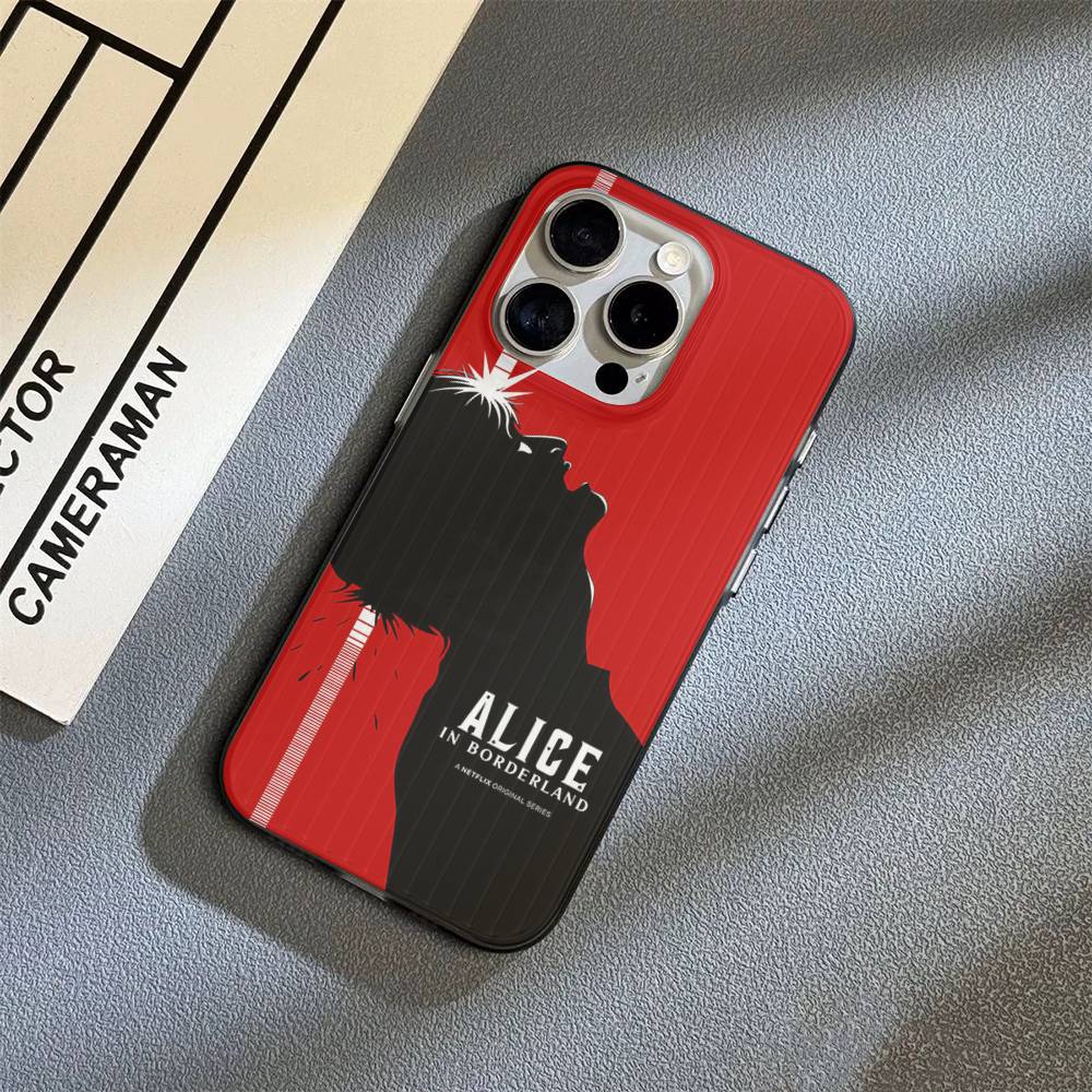Alice In Borderland TV Suspense Soft Corrugated Transparent Phone Case For IPhone 17 15 16 11 12 13 14 Pro Max Plus Pro