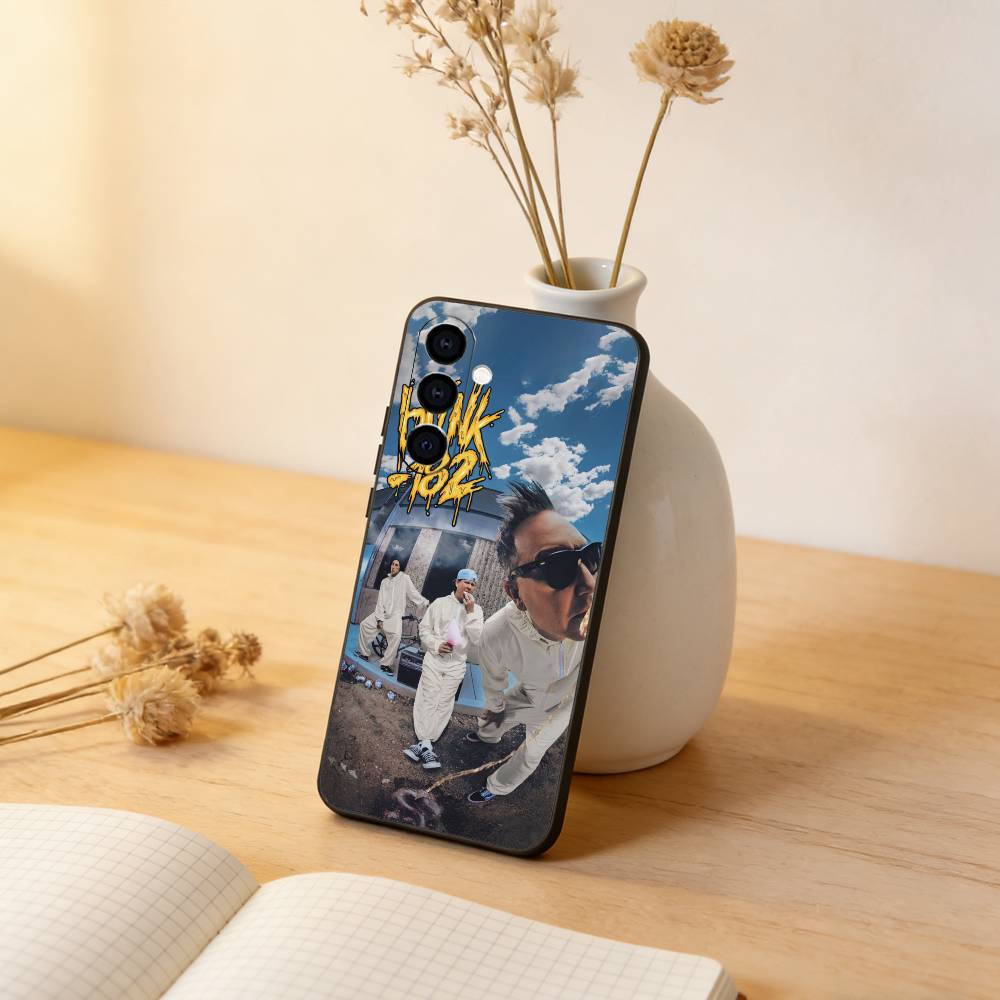 Punk B-Blink-182 Band Phone Case For Samsung Galaxy A73,A72,A71,A70,A53,A52,A51,Soft Silicone Black Cover