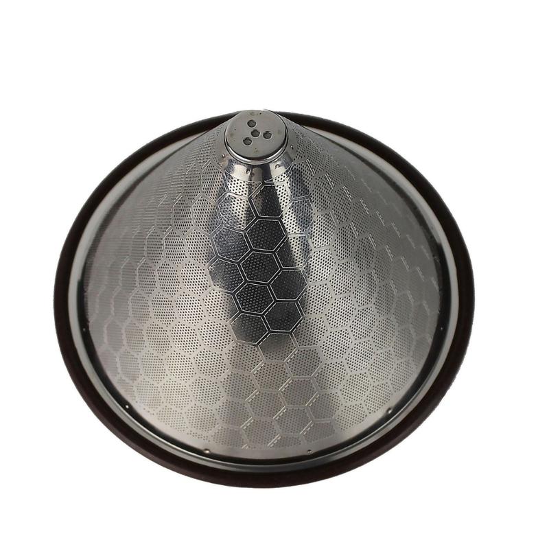 Hand Drip Coffee Maker Coffee Machine Accessory Coffee Filter Cup Professional Coffee Dripper Metal Espresso Tool
