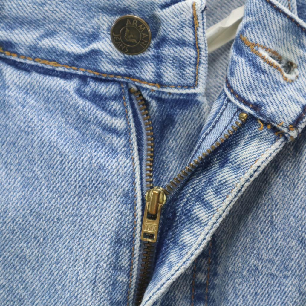 Armani Jeans 90s Made In Italy Old Tapered Denim Pants W34 Jeans Men's Used