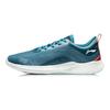 Li Ning Fabric Cushioning Slip Resistant Abrasion Resistant Lightweight Low Top Running Shoes Men's Blue ARBR001-3