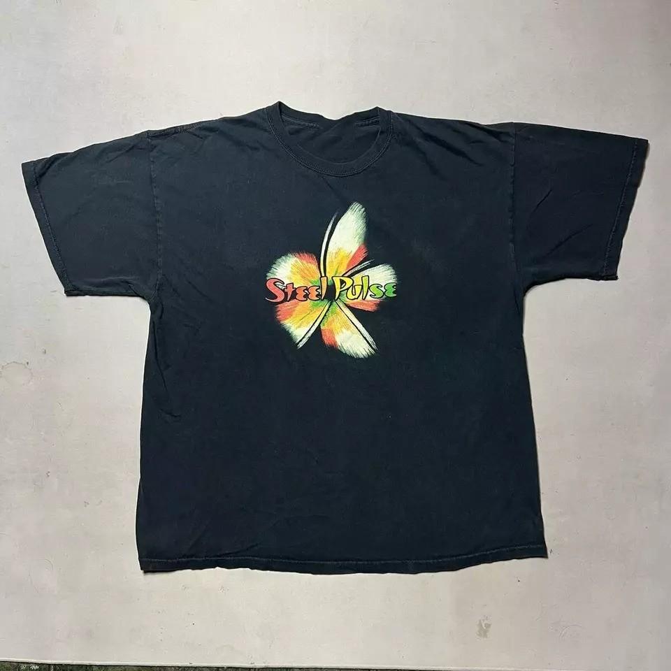 

SALE Steel Pulse Black T-Shirt Cotton Full Size Unisex S-5XL Unisex T-Shirt XXXXL
