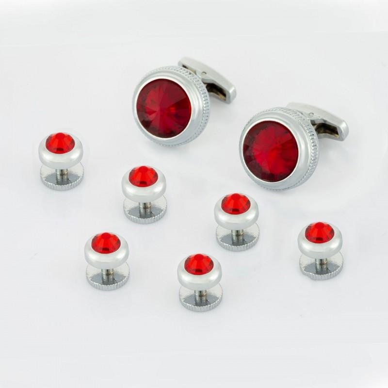 

Men s Alloy Colored Diamond Cufflinks Set Fashionable French Sleeplinks pure natural