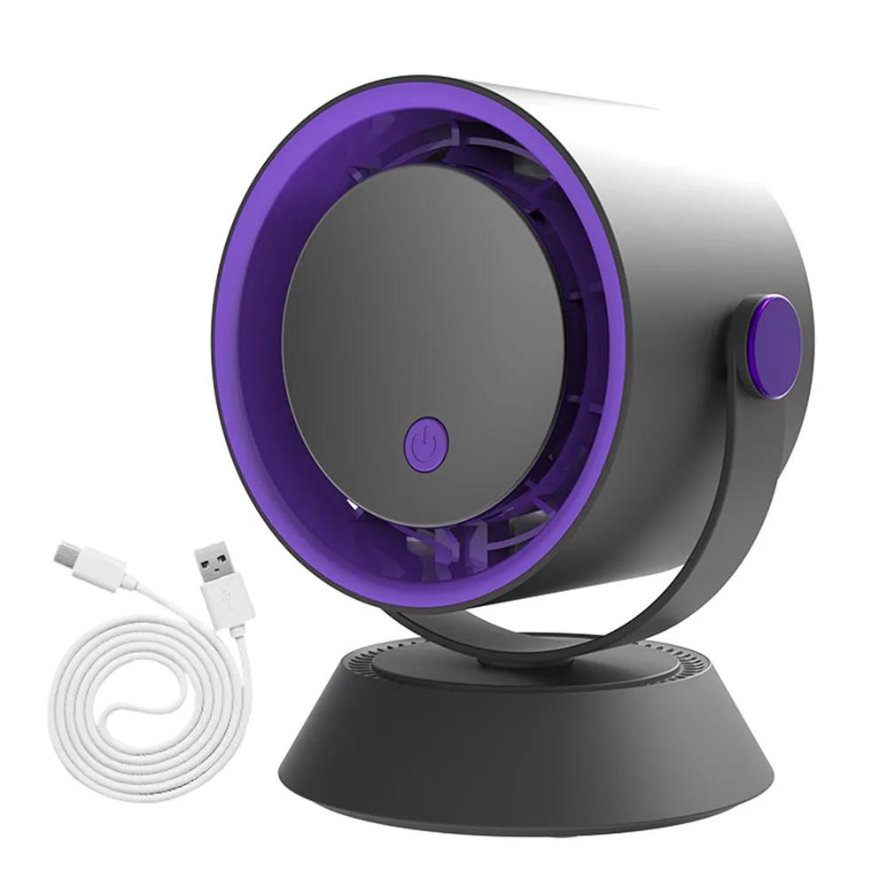 Настольный вентилятор с цифровым дисплеем, портативный вентилятор, офисный настольный вентилятор, бытовой вентилятор для циркуляции воздуха, небольшой настольный вентилятор, настенный вентилятор с аккумулятором. серый