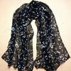 New Fashion Scarf Scarf Scarf Music Note Printed Shawl Women's Soft Chiffon Scarf Travel Photo Versatile And Wearable
