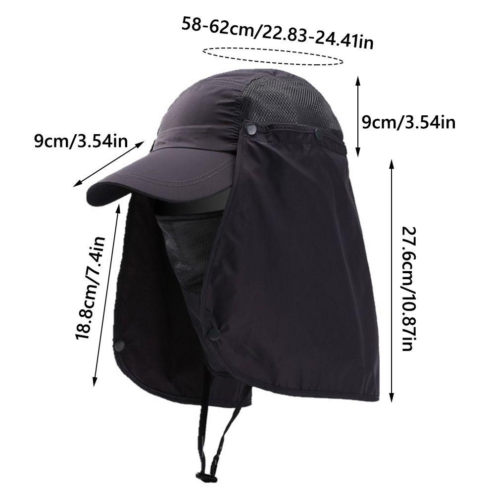 Quick-dry Camping Hiking Hats Breathable Fishing Hat Outdoor Sports Fishman Headwear Summer