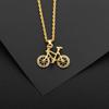 Bicycle Simple Men's and Women's Accessories Pendant Necklace