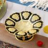 ZISIZ European Style Metal Fruit & Snack Dish
