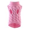 Dog Sweater Turtleneck Pet Sweater Warm Knitted Pullover Stretchy Knitwear Dogs Clothes for Fall Winter Small Dogs Puppies