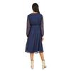 Mela London Womens/Ladies Dobby Spotted Wrap Dress