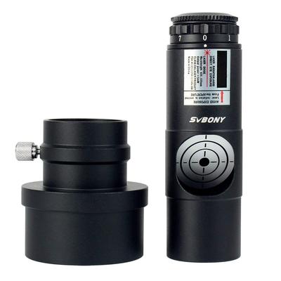 SVBONY SV120 Collimator Eyepiece for Optical Axis Alignment, 1.25-inch, 7-Step Brightness Adjustment, for Newtonian Telescopes, with 2-inch Adapter