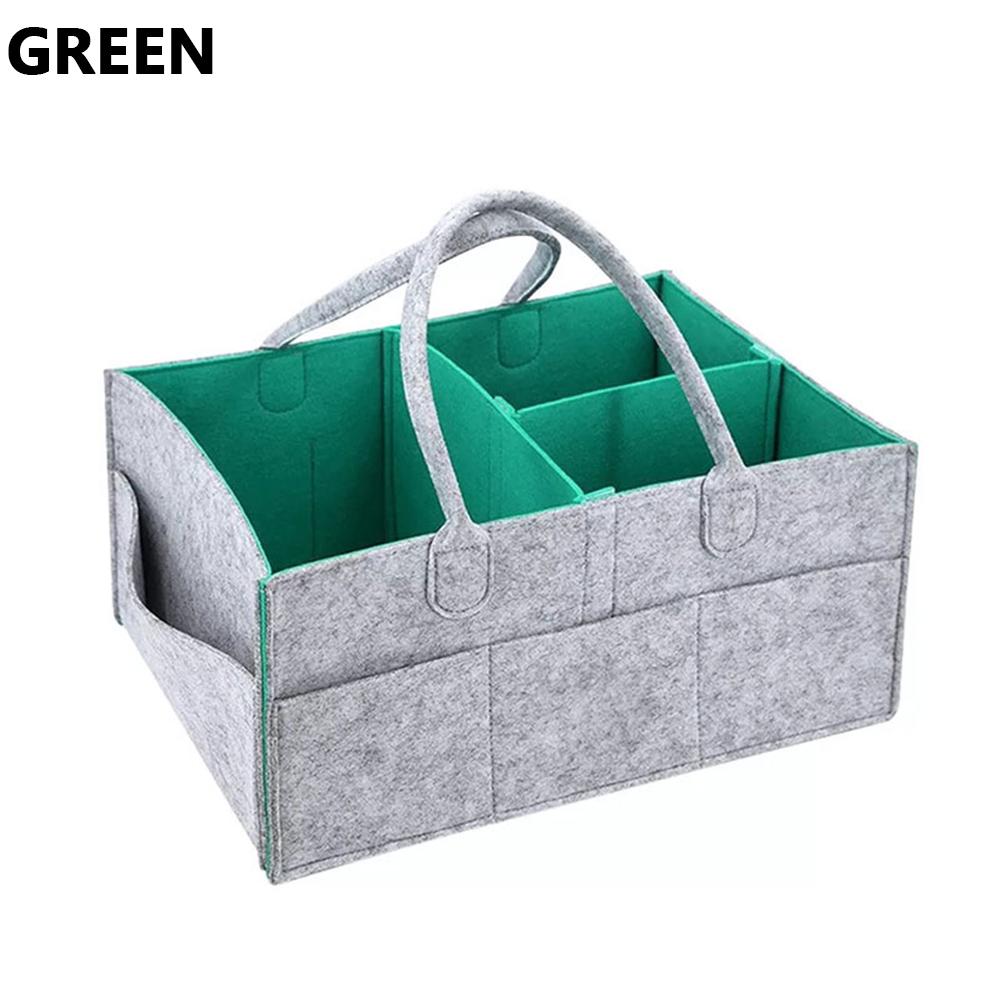 YTACREA Organizer Pannolini Neonato, Cestino Porta Pannolini con Scomparti Rimovibili, Basket Bambino per Pannolinie salviette, Borsa Cambio Neonato, Cesta Porta Oggetti per Prodotti del Neonati